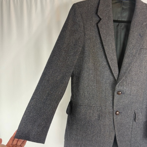 WFF -WM F FARAH - MEN'S VINTAGE BROWN 100% WOOL BLAZER JACKET -
SIZE:38R - Picture 6 of 17